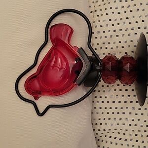 Cardinal Glass & Metal Tealight Holder  6 1/4"